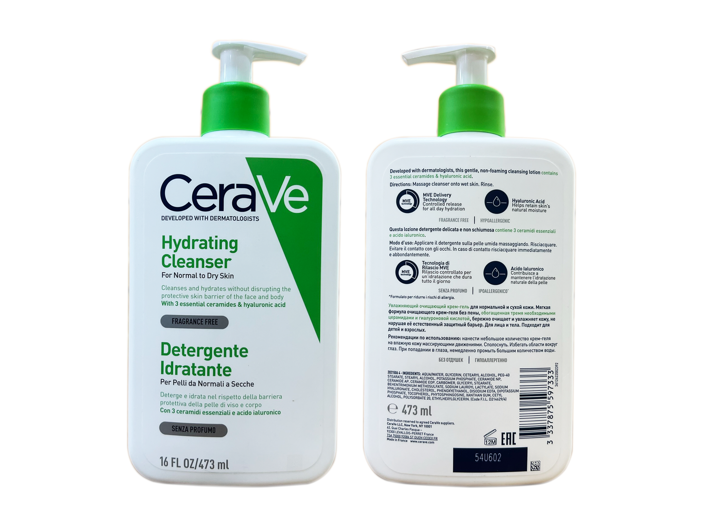 CeraVe, Hydrating  Cleanser (473 ml)