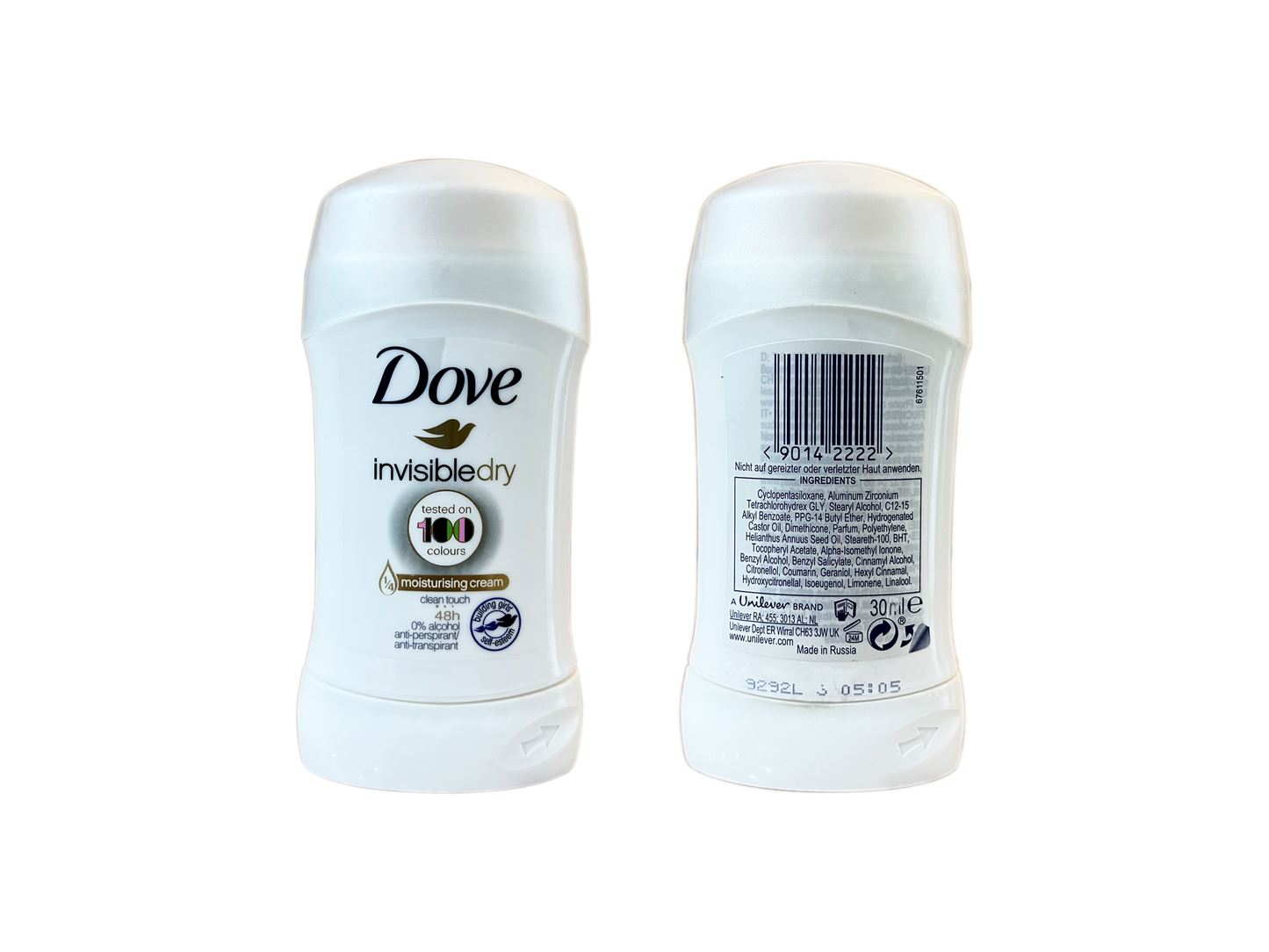 Dove, Invisible 100 Roll-on (30 ml)