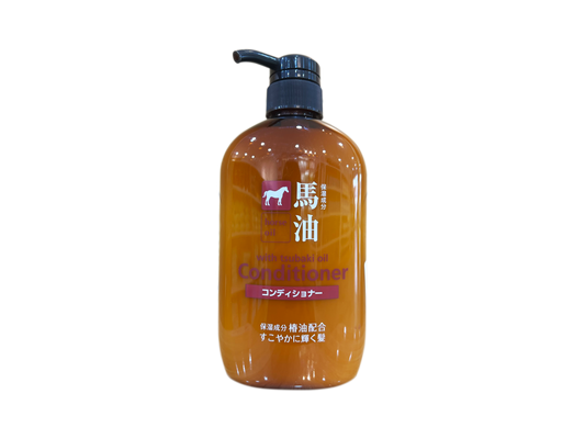 KUMANO YUSHI, Horse oil with tsubaki oil, CONDITIONER (600 ml)